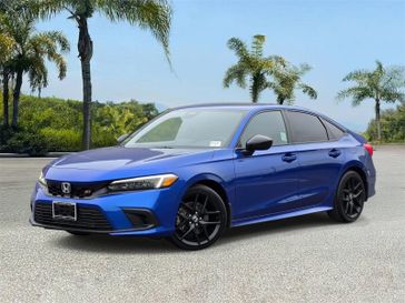 Used 2023 Honda Civic Si Manual in a Aegean Blue Metallic exterior color and Black/Redinterior. Southbay Chrysler Jeep Dodge Ram (424) 404-5521 pixelmotiondemo.com 