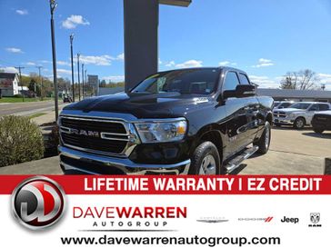 2019 RAM 1500 Big Horn/Lone Star 4x4 Quad Cab 64 Box in a Diamond Black Crystal Pearl Coat exterior color and Diesel Gray/Blackinterior. Dave Warren Chrysler Dodge Jeep Ram (716) 708-1207 davewarrenchryslerdodgejeepram.com 