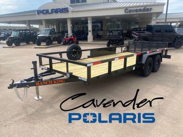 New 2026 Ranch King TC Series Tandem Axle Utility Trailer 7000# GVWR 1 TC18610-70E