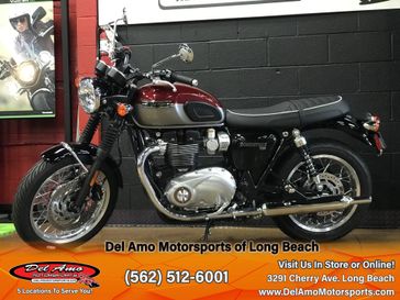 2024 Triumph BONNEVILLE T120  in a CORDOVAN RED/SILVER ICE exterior color. Del Amo Motorsports of Long Beach (562) 362-3160 delamomotorsports.com 