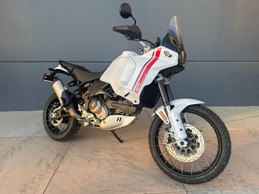 2023 Ducati Desertx  in a WHITE LIVERY exterior color. Del Amo Motorsports delamomotorsports.com 