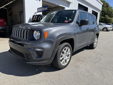 Used 2023 Jeep Renegade  in a Graphite Gray exterior color. Thornton Brothers Inc. 844-298-0864 thorntonbrothers.net 