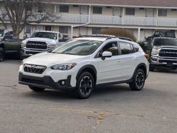 2023 Subaru Crosstrek Premium in a Crystal White Pearl exterior color. Brattleboro CDJR 802-251-1111 brattleborocdjr.com 