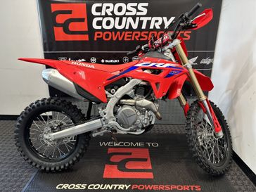 2023 Honda CRF450RX in a RED exterior color. Cross Country Powersports 732-491-2900 crosscountrypowersports.com 