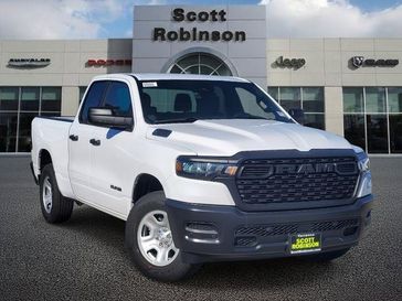 New 2025 RAM 1500 Tradesman in a White exterior color and Diesel Gray/Blackinterior. Southbay Chrysler Jeep Dodge Ram (424) 404-5521 pixelmotiondemo.com 