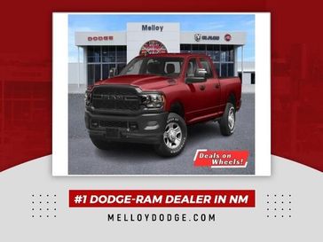 2024 RAM 2500 Tradesman Crew Cab 4x2 8' Box in a Flame Red Clear Coat exterior color and Blackinterior. Melloy Dodge RAM FIAT 505-588-4459 melloydodge.com 