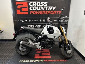 2024 Honda GROM ABS in a PEARL WHITE exterior color. Cross Country Powersports 732-491-2900 crosscountrypowersports.com 