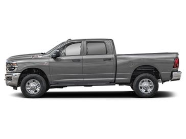 New 2026 RAM 2500 Tradesman in a Ceramic Gray Clear Coat exterior color and Blackinterior. Perkins La Junta 719-383-2250 perkinslajunta.com 