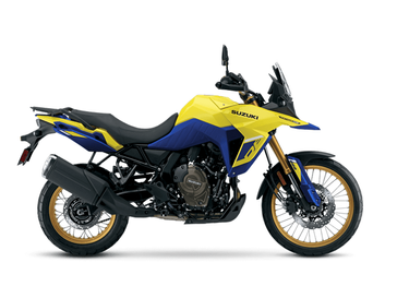 2023 Suzuki V-Strom in a Yellow exterior color. Parkway Cycle (617)-544-3810 parkwaycycle.com 