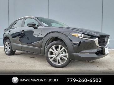 2023 Mazda CX-30 2.5 S Preferred Package in a Jet Black Mica exterior color and Blackinterior. Glenview Luxury Imports 847-904-1233 glenviewluxuryimports.com 