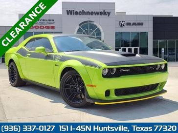 2023 Dodge Challenger R/T Scat Pack Widebody in a Sublime exterior color and Blackinterior. Wischnewsky Dodge 936-755-5310 wischnewskydodge.com 