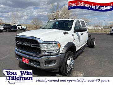 Used 2019 RAM 5500 Chassis Tradesman in a Bright White Clear Coat exterior color and Blackinterior. Tilleman Motor Co. 406-344-7791 tillemanmotor.net 
