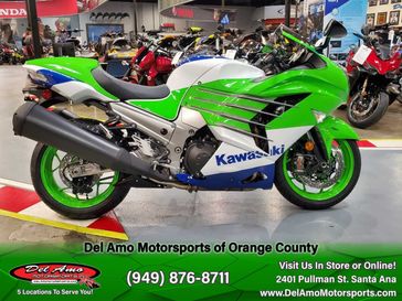 2024 Kawasaki ZX1400JRFNL-GN1  in a LIME GREEN/PEARL CRYSTAL WHITE/BLUE exterior color. Del Amo Motorsports of Orange County (949) 416-2102 delamomotorsports.com 