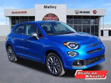 2023 Fiat 500x Sport Awd in a Italia Blue exterior color and Blackinterior. Melloy Dodge RAM FIAT 505-588-4459 melloydodge.com 