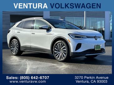 2023 Volkswagen ID.4 Pro S Plus in a OPAL WHITE exterior color and GALAXYinterior. Ventura Auto Center 866-978-2178 venturaautocenter.com 