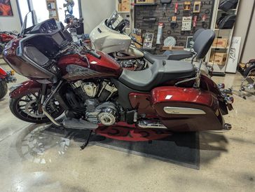 2023 INDIAN MOTORCYCLE CHALLENGER LIMITED MAROON METALLIC 49ST in a MAROON exterior color. Family PowerSports (877) 886-1997 familypowersports.com 