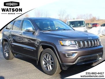 2019 Jeep Grand Cherokee Limited in a Granite Crystal Metallic Clear Coat exterior color and Blackinterior. Watson Ludington Chrysler 231-239-6355 
