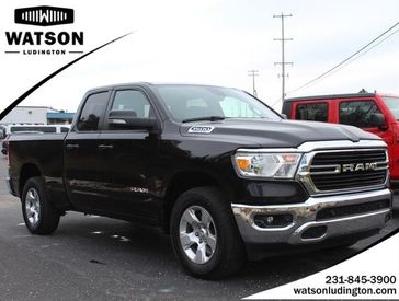 2021 RAM 1500  in a BLACK exterior color and Blackinterior. Watson Ludington Chrysler 231-239-6355 