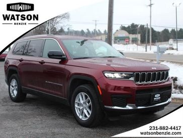 2022 Jeep Grand Cherokee L Laredo in a RED exterior color. Watson Benzie, LLC 231-383-7836 watsonchryslerdodgejeep.com 
