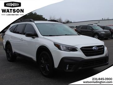 2021 Subaru Outback Onyx Edition XT in a WHITE exterior color. Watson Benzie, LLC 231-383-7836 watsonchryslerdodgejeep.com 