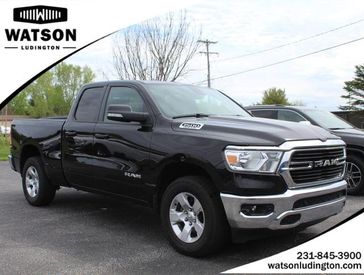 2021 RAM 1500  in a BLACK exterior color and Blackinterior. Watson Ludington Chrysler 231-239-6355 