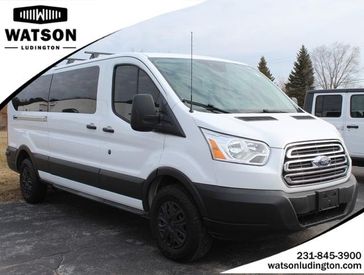 2015 Ford Transit-350 XLT in a Oxford White exterior color and Pewterinterior. Watson's Manistee Chrysler Inc 231-299-8691 watsonsmanisteechrysler.com 