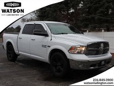 2014 RAM 1500 Big Horn in a WHITE exterior color. Watson Ludington Chrysler 231-239-6355 