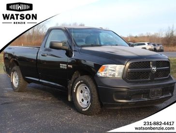 2013 RAM 1500 Tradesman in a BLACK exterior color and Black/Diesel Gray Interiorinterior. Watson Ludington Chrysler 231-239-6355 