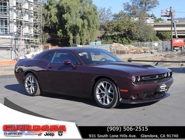 2020 Dodge Challenger GT in a HELLRAISIN exterior color and Blackinterior. Glendora Chrysler Dodge Jeep Ram 909-506-2515 glendorachryslerjeepdodge.com 