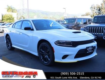 2023 Dodge Charger Gt Awd in a White Knuckle exterior color and Blackinterior. Glendora Chrysler Dodge Jeep Ram 909-506-2515 glendorachryslerjeepdodge.com 