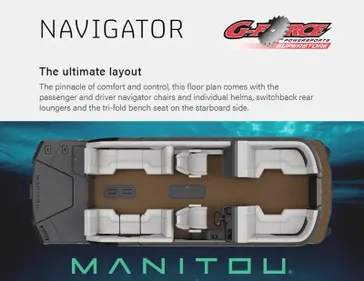 2025 MANITOU 24' Explore CC SR Navigator Stealth DE 