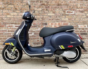 2023 Vespa GTS 300 Super Tech   in a Blu Energico exterior color. Motoworks Chicago 312-738-4269 motoworkschicago.com 