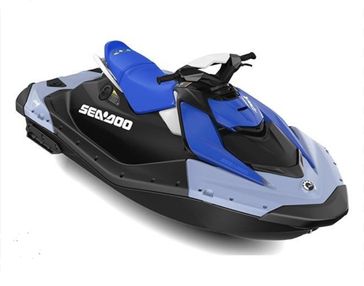 2024 SEADOO PWC GTX FISH 170 AUD BE IBR IDF 24  in a WHITE-BLUE exterior color. Family PowerSports (877) 886-1997 familypowersports.com 