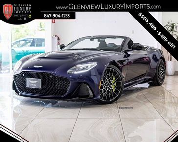 2023 Aston Martin DBS Ultimate in a Royal Indigo exterior color and Onyx Blackinterior. Alfa Romeo of Glenview 847-558-1263 alfaromeoglenview.com 