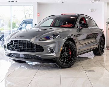 2023 Aston Martin DBX  in a Magnetic Silver exterior color. Glenview Luxury Imports 847-904-1233 glenviewluxuryimports.com 