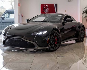 2023 Aston Martin Vantage  in a JET BLACK exterior color. Glenview Luxury Imports 847-904-1233 glenviewluxuryimports.com 