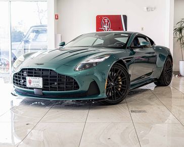 2024 Aston Martin DB12  in a RACING GREEN exterior color. Glenview Luxury Imports 847-904-1233 glenviewluxuryimports.com 