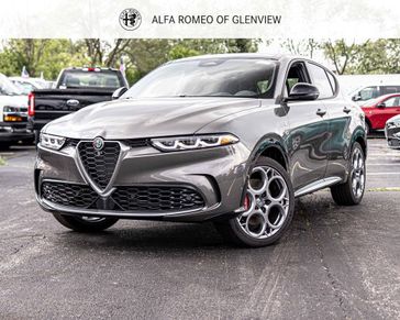 2024 Alfa Romeo Tonale Ti Eawd in a Grigio (Gray) Ascari Metallic exterior color and Blackinterior. Alfa Romeo of Glenview 847-558-1263 alfaromeoglenview.com 