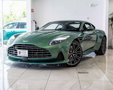 2024 Aston Martin DB12  in a IRIDESCENT EMER exterior color. Glenview Luxury Imports 847-904-1233 glenviewluxuryimports.com 