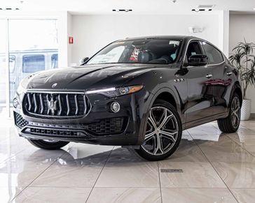 2023 Maserati Levante GT in a NERO RIBELLE exterior color. Glenview Luxury Imports 847-904-1233 glenviewluxuryimports.com 