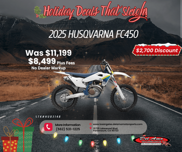 New 2025 Husqvarna FC 450 