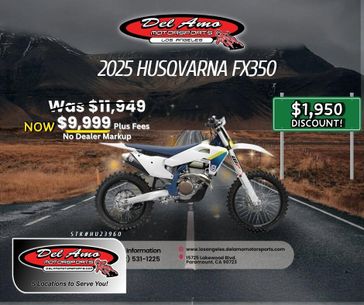 New 2025 Husqvarna FX 350 