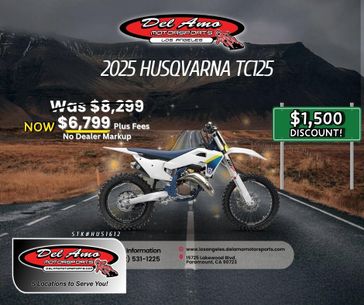 New 2025 Husqvarna TC 125 