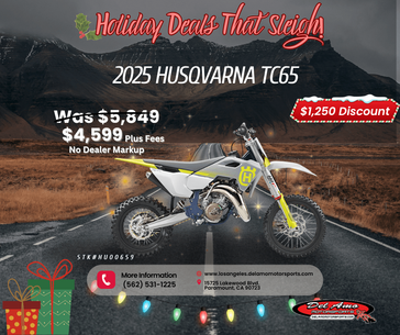 New 2025 Husqvarna TC 65 