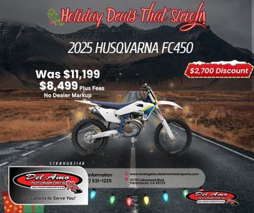 New 2025 Husqvarna FC 450 