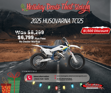 New 2025 Husqvarna TC 125 