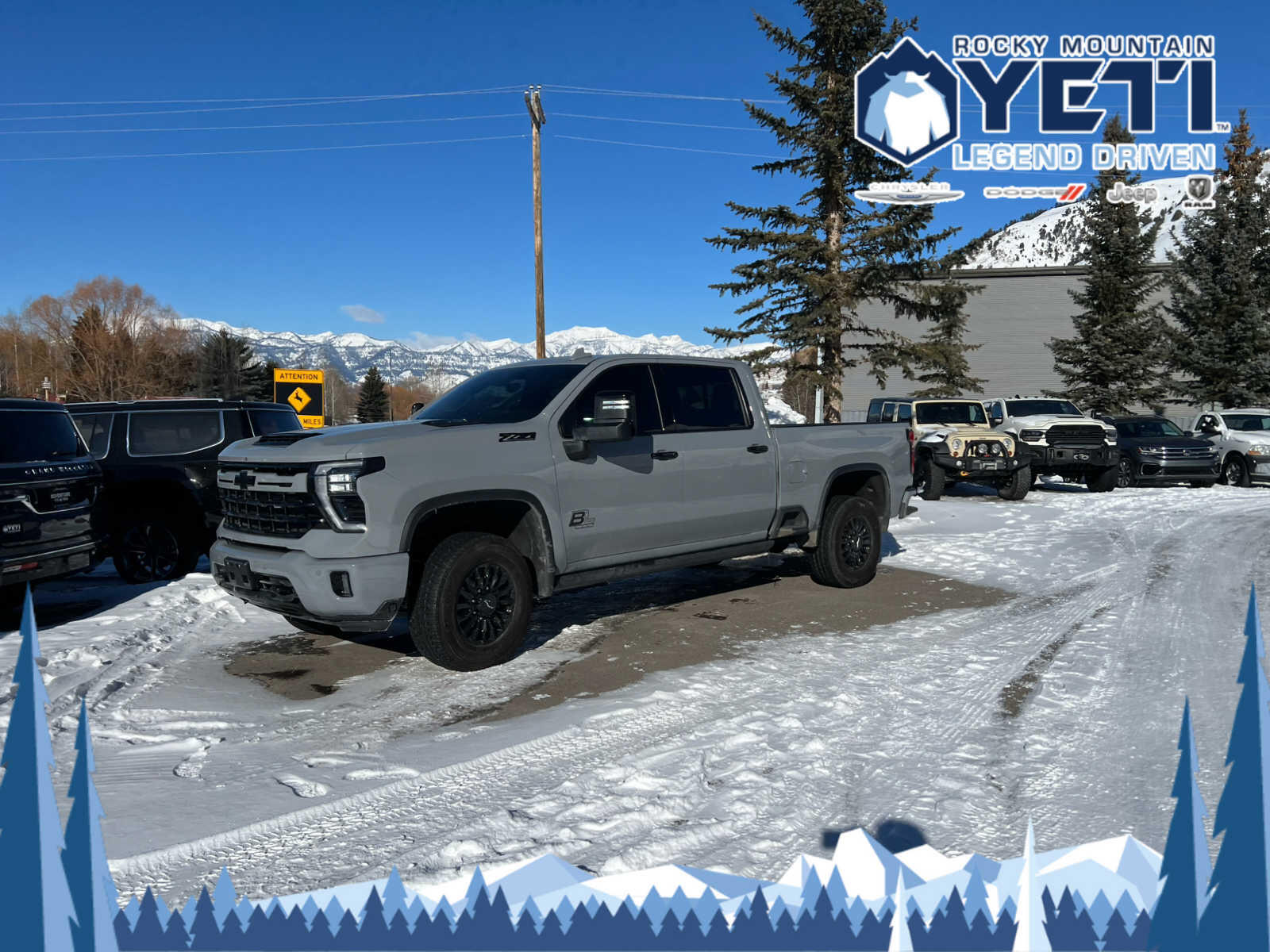 Used 2024 Chevrolet Silverado 3500HD LTZ with VIN 2GC4YUEY7R1216946 for sale in Jackson, WY