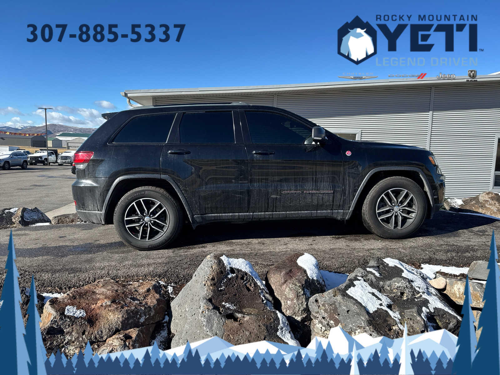 Used 2018 Jeep Grand Cherokee Trailhawk with VIN 1C4RJFLT9JC379805 for sale in Jackson, WY