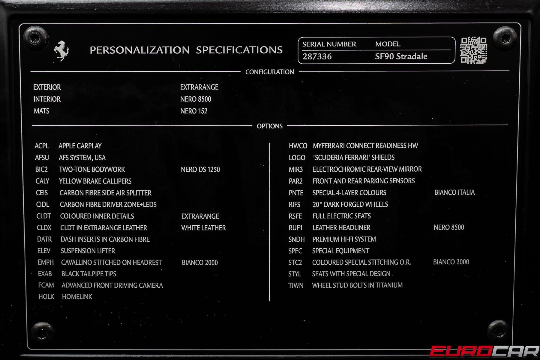 2023 Ferrari SF90 Stradale *CARBON STEERING WHEEL * FRONT LIFT*Image 13