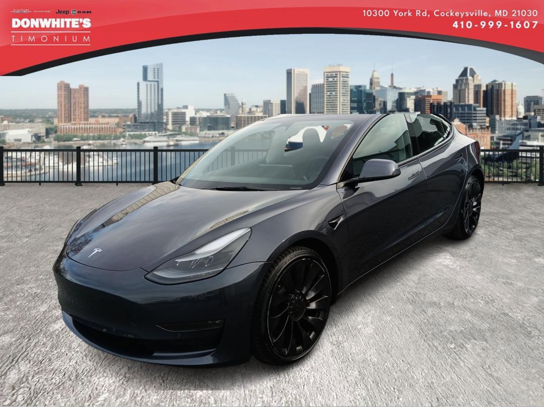 Used 2022 Tesla Model 3 Performance with VIN 5YJ3E1EC0NF357842 for sale in Cockeysville, MD